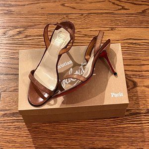 Christian Louboutin size 37 1/2 café